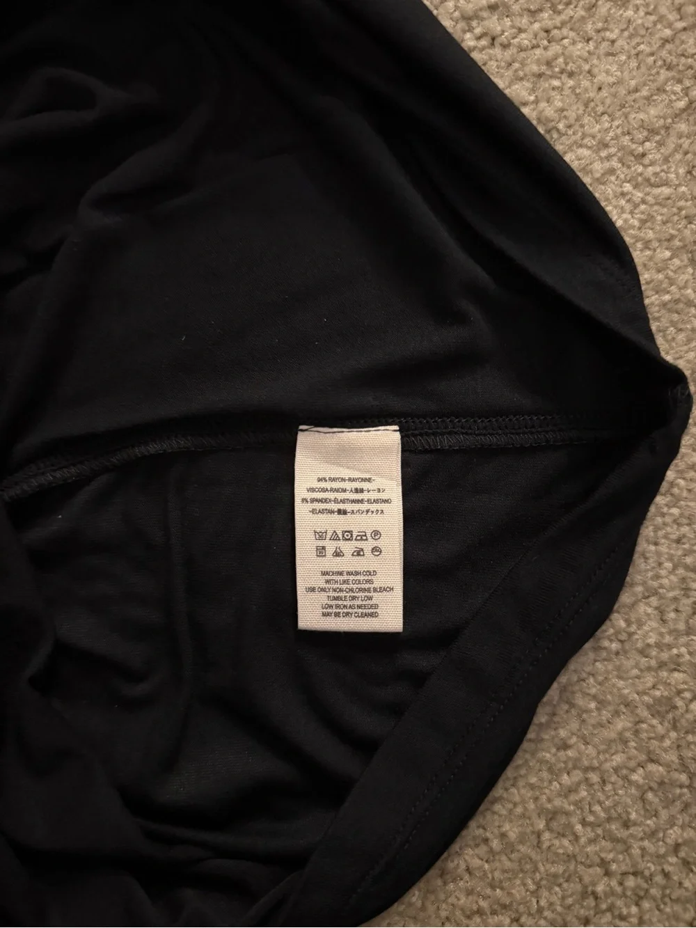 NWOT Free People Black Women’s Small Sleeveless Draped Back Top Zipper Classic